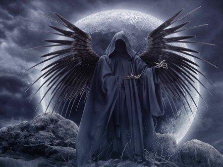Image de l'Ange de la mort, créature de la série Supernatural