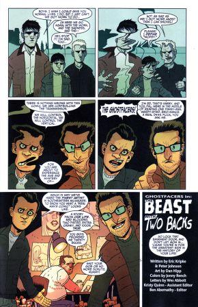 Photo de la page 1 de Supernatural The Beast with Two Backs, comic books dérivé de la série Supernatural