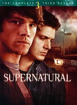 Couverture du coffret DVD de la saison 3 de la série Supernatural