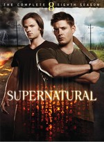 Couverture du coffret DVD de la saison 8 de la série Supernatural